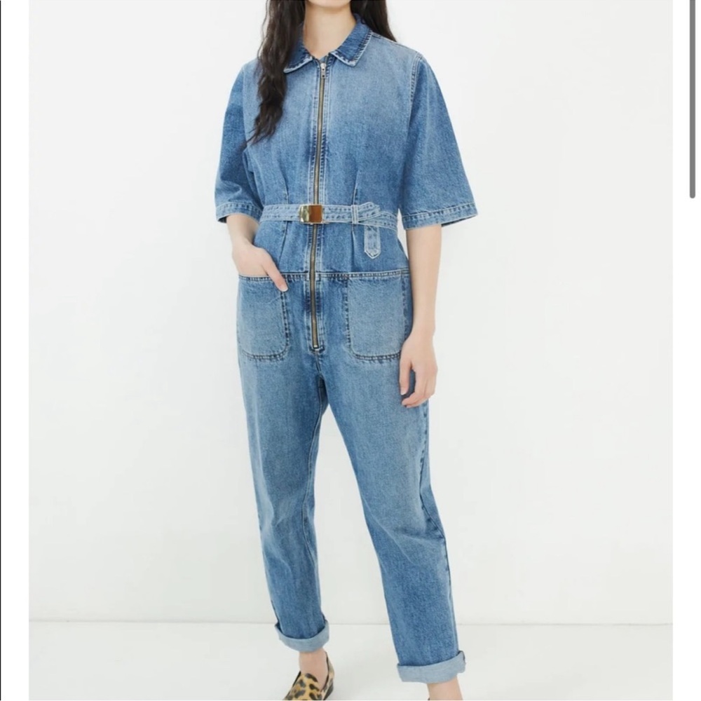 RACHEL COMEY DRILL JUMPSUIT